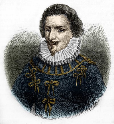 Concino Concini (1575-1617), Çapa Mareşali, maceracı ve İtalyan politikacı. by Unknown artist