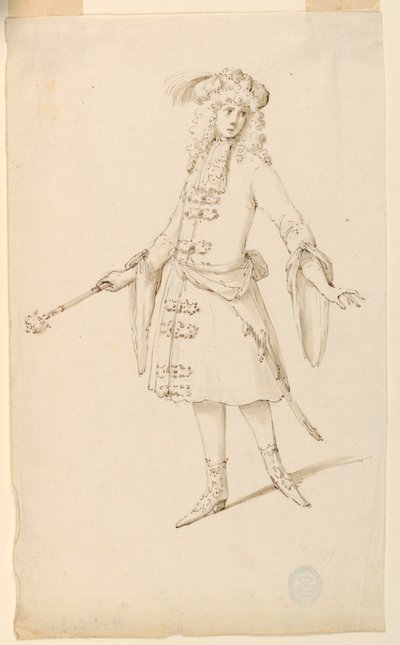 Kostüm Tasarımı: Bir Bale için Asilzade, Kral veya Prens by Unknown artist