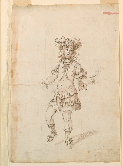 Kostüm Tasarımı: Bir Bale için Erkek Dansçı by Unknown artist