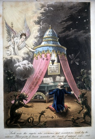 Sihirli tören. 1825 Kitabı. İncil. Morando, Milano. by Unknown artist