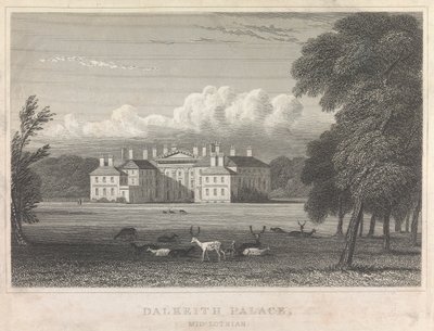 Dalkeith Sarayı, Midlothian; sayfa 86 (Birinci Cilt) by Unknown artist