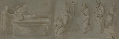 Davut Bathsheba'ya Süleyman'ın Hükümdar Olacağına Söz Veriyor by Unknown artist