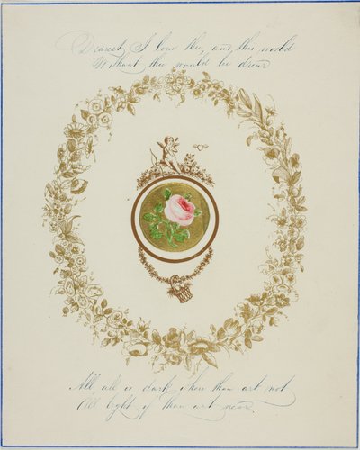 Sevgilim, Seni Seviyorum (Sevgililer Günü) by Unknown artist