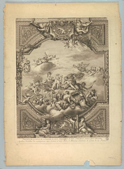Versay Sarayı'nda Lebrun ve Mignard tarafından süslemeler by Unknown artist