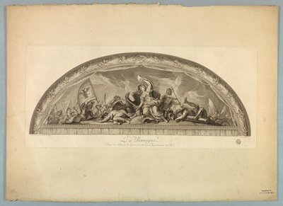 Versay Sarayı'nda Lebrun ve Mignard tarafından süslemeler by Unknown artist