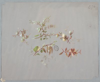 Duvar Kağıdı ve Tekstil Tasarımı: Çiçekler by Unknown artist