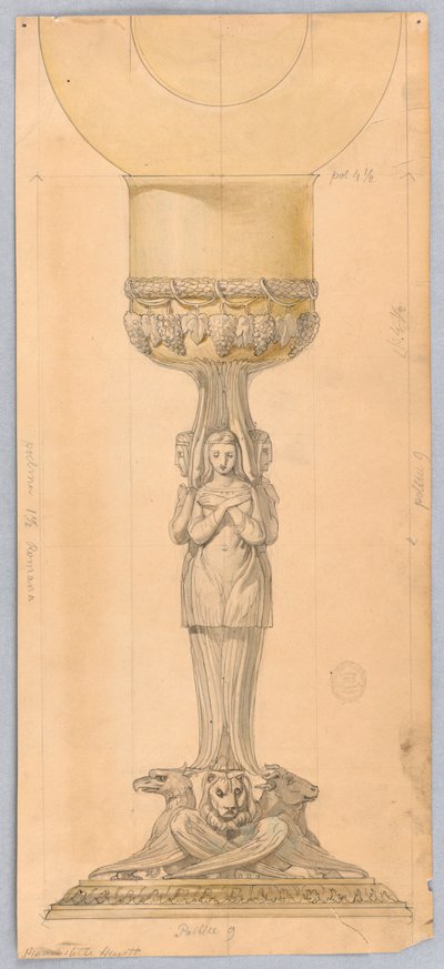 Kadeh için Tasarım by Unknown artist