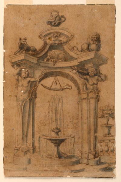 Bahçe Çeşmesi Tasarımı by Unknown artist