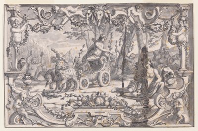 Bir Goblen için Tasarım: Bacchus ve Ariadne by Unknown artist