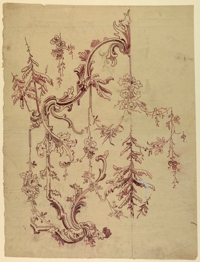 Dokuma veya Baskılı Kumaş veya Wallaper için Tasarım by Unknown artist