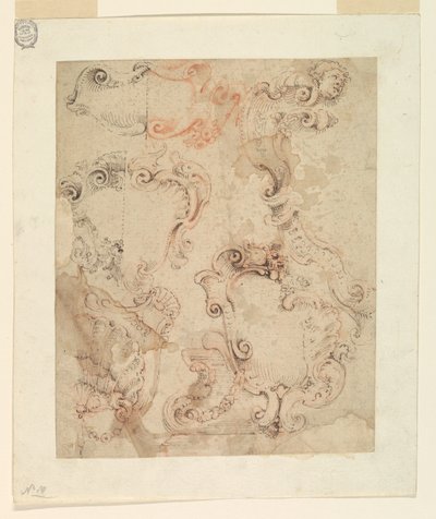 Scrollwork Rozetleri için Tasarımlar by Unknown artist