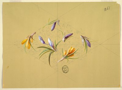 Duvar Kağıdı ve Tekstil Tasarımları: Çiçekler by Unknown artist