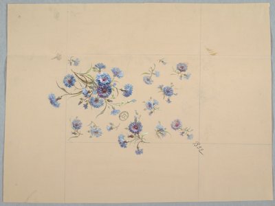 Duvar Kağıdı ve Tekstil Tasarımları: Çiçekler by Unknown artist