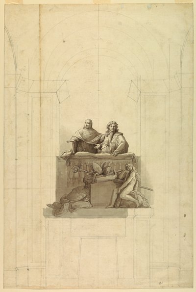 Üç Figürün Detaylı Görünümü by Unknown artist