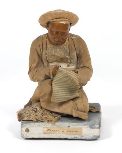 "Dirzee veya Terzi", pişmiş toprak heykelcik, Hindistan, 1880 dolayları (heykel) by Unknown artist