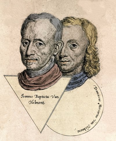 Belçikalı kimyager Jean Baptiste von Helmont (Jan Baptist van Helmont) (1577-1644) ve François Mercure van Helmont