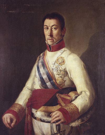ELIO, Francisco Javier de (1767-1822). İspanyol mutlakiyetçi ordusu, Montevideo valisi (tablo) by Unknown artist