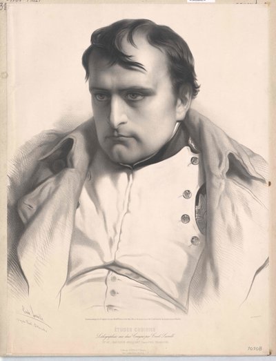 Fransız İmparatoru Napoleon I Bonaparte (baskı) by Unknown artist
