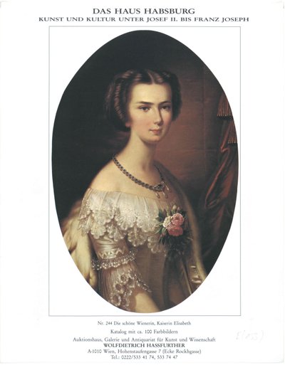 Avusturya İmparatoriçesi Elisabeth by Unknown artist