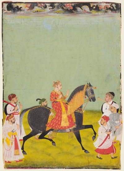 Mewarlı Maharana Raj Singh II'nin Binicilik Portresi (r. 1755–62) by Unknown artist