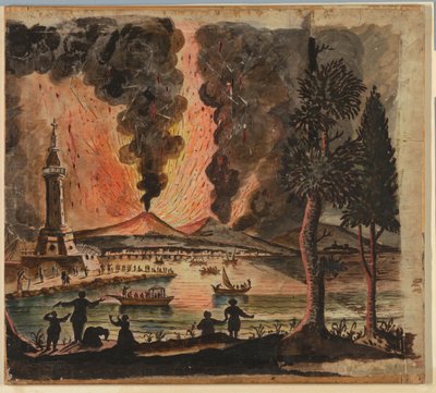 Vezüv'ün Patlaması by Unknown artist