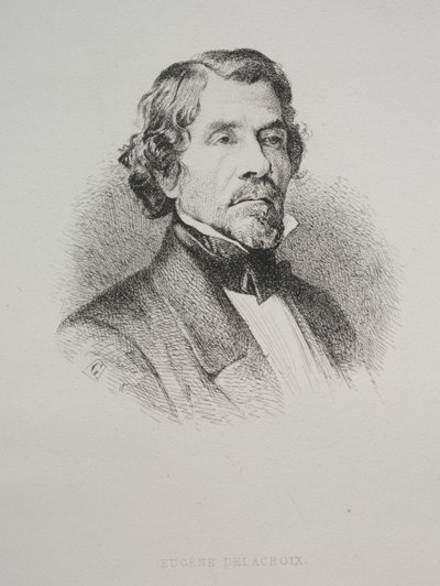 Eugene Delacroix by Unknown artist