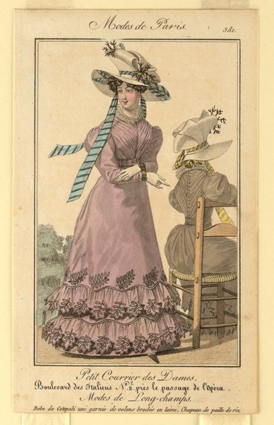 Kadın için Moda Tabağı by Unknown artist