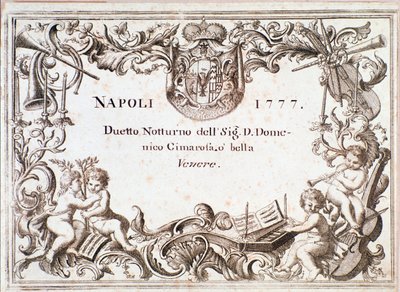 Domenico Cimarosa tarafından Armida imaginaria