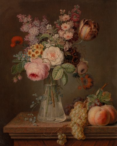 Cam Vazoda Çiçek Parçası by Unknown artist
