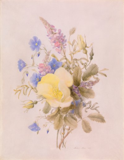 Sarı Güllü Çiçekler by Unknown artist