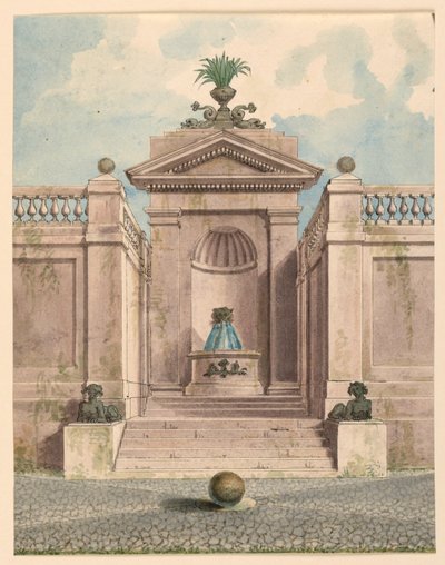 Bir Niş içinde Çeşme by Unknown artist