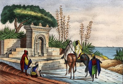 Cezayir yakınlarındaki çeşme by Unknown artist