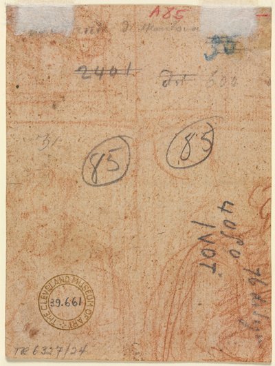 İki Figür Parçası (verso) by Unknown artist
