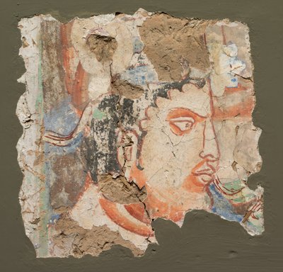 Bir Bodhisattva Başkanı ile Fragman by Unknown artist