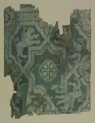 Yıldız desenli ve griffinli parça by Unknown artist
