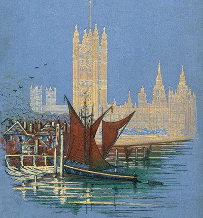 Londra Resimleri kitabının ön kapağı, 1890