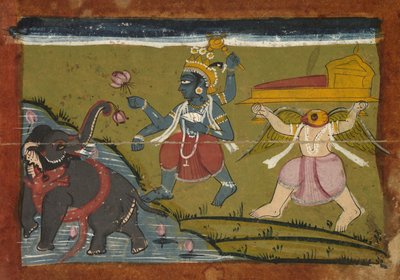 Gajendra Moksha: Fillerin Kralının Kurtuluşu by Unknown artist