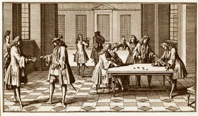 18. yüzyılda oyun odası - Pierre Remond de Montmort 1708