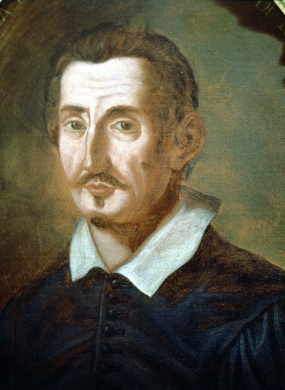 Gerolamo (Girolamo) Frescobaldi (1583 - 1643). Anonim resim. Napoli Konservatuarı by Unknown artist