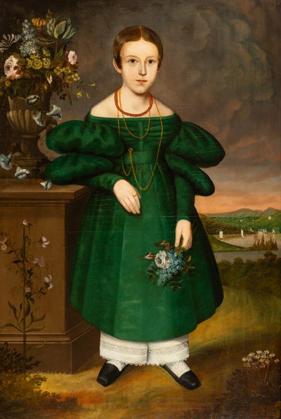 Yeşiller İçinde Kız by Unknown artist