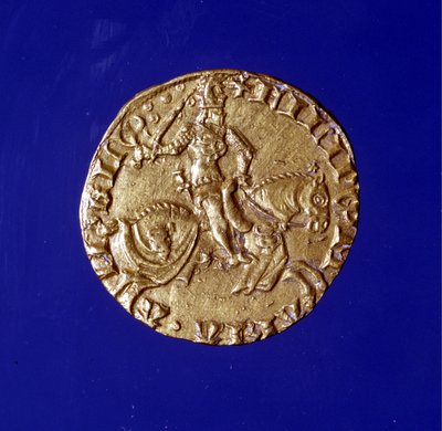 Filippo Maria Visconti (1392 - 1447) tasvirli altın sikke. by Unknown artist