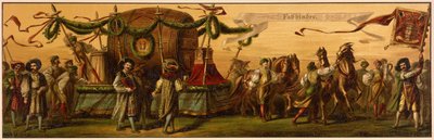 Hans Makarts Viyana şehir alayı by Unknown artist