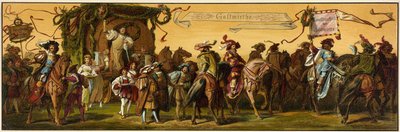 Hans Makarts Viyana şehir alayı by Unknown artist