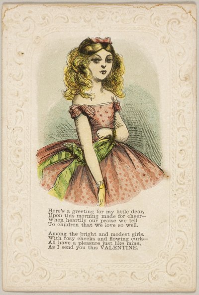 İşte Küçük Sevgilim İçin Bir Tebrik (sevgililer günü) by Unknown artist
