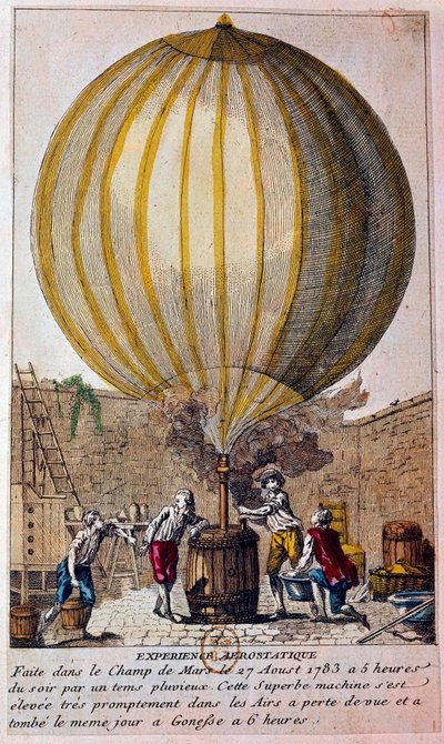 Balonların tarihi: 27/08/1783