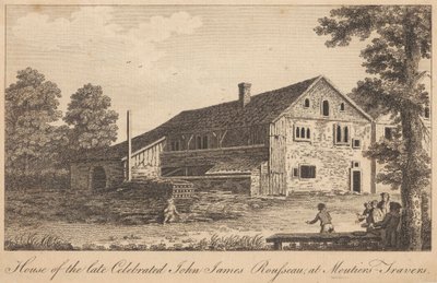 Geç Ünlü John James Rousseau Evi, Moutiers-Travers'ta by Unknown artist