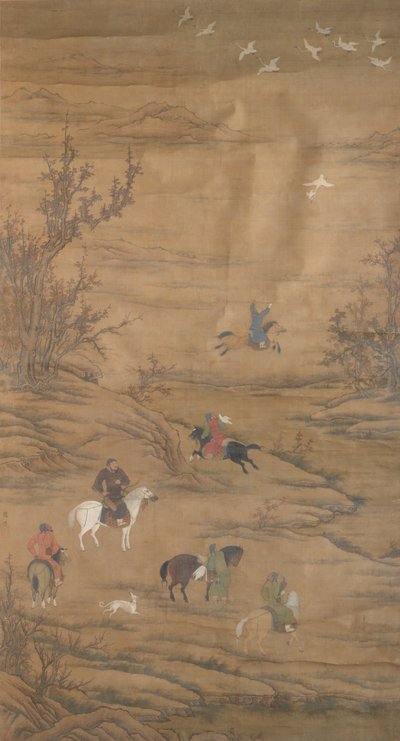 Atlarda Avlanma by Unknown artist