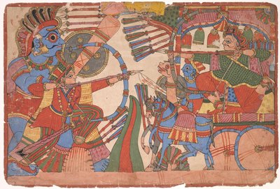 Mahabharata'ya İllüstrasyon by Unknown artist