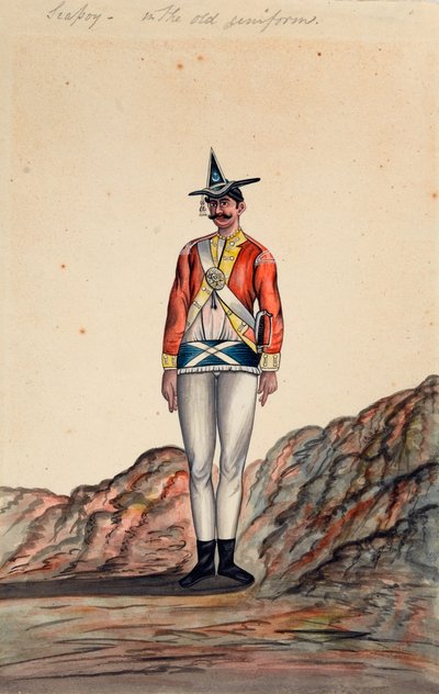 Hint Subayı, Bengal Ordusu, 1805 dolaylarında by Unknown artist
