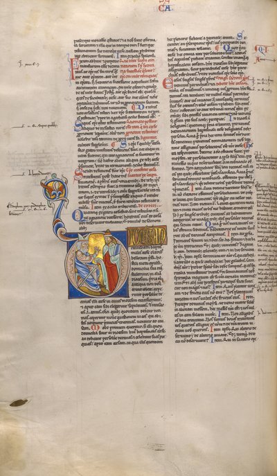 İlk D: Tahta Çıkmış Bir Piskopos Bir Adamla Konuşuyor by Unknown artist